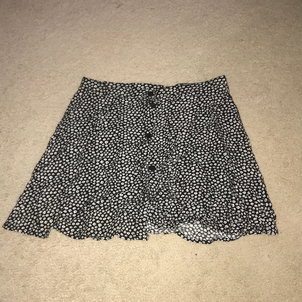 Flower Mini Skirt Flowy